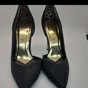 Ted Baker Glitter Black Heels